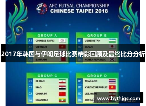 2017年韩国与伊朗足球比赛精彩回顾及最终比分分析